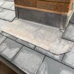 lead work slate roof around chimney